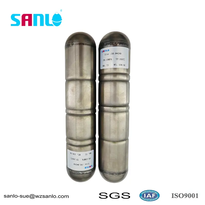 Sfera galleggiante in titanio resistente all'alta pressione 50 * 240