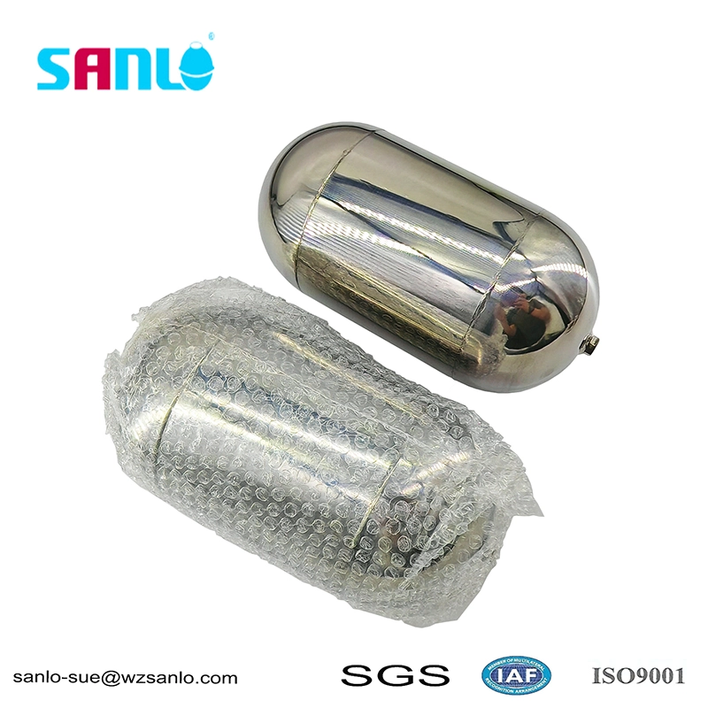 Big Size Steel Empty Float Ball 102*200with M6 for Big Water Tank