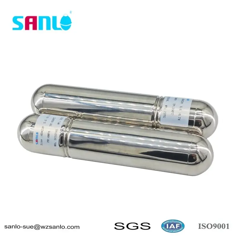 Sfera galleggiante con patta magnetica SUS316L 45 * 220