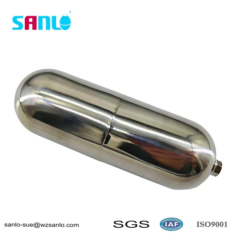 Sfera galleggiante in acciaio SUS316L 50*150 con M6